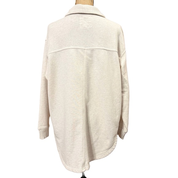 Aerie LumberJane Fleece Heather Frost Shirt Size Small - Picture 5 of 10